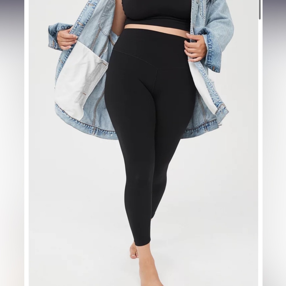 OFFLINE By Aerie Real Me High Waisted 7/8 Legging, Small, Black
